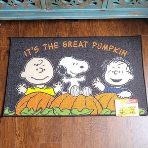 SOLD Peanuts Accent Rug Floor Door Mat 🕷Halloween🎃
